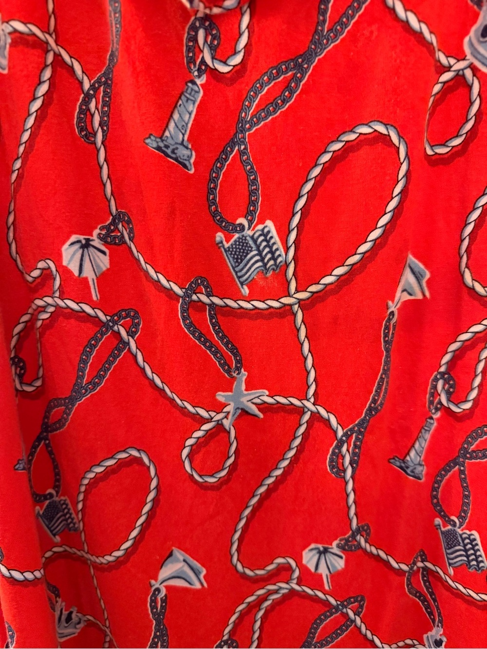 crown & ivy Red Rope-Print Ruffle Sundress - Picture 3 of 4